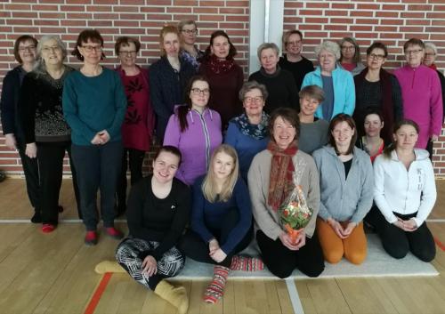 Joogalauantain 13.4.2019 ohjasi joogaopettaja SJL Ulla Kangas-Väisänen.